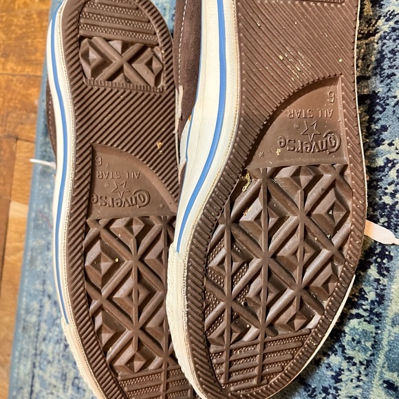 Brown suede Chick Taylors, size 39 - Picture 5 of 8